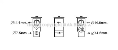 Клапан AVA QUALITY COOLING KA1217