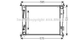 Теплообменник AVA QUALITY COOLING KA2185