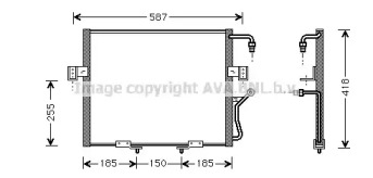 Конденсатор AVA QUALITY COOLING KA5011