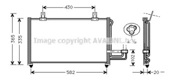 Конденсатор AVA QUALITY COOLING KA5013