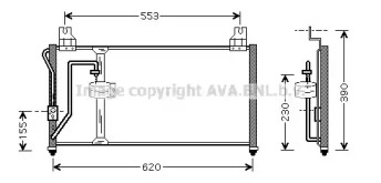 Конденсатор AVA QUALITY COOLING KA5027