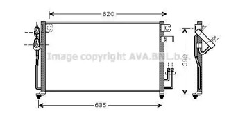 Конденсатор AVA QUALITY COOLING KA5061D