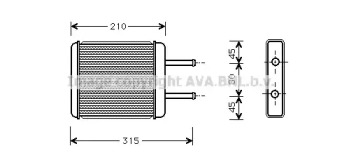 Теплообменник AVA QUALITY COOLING KA6007