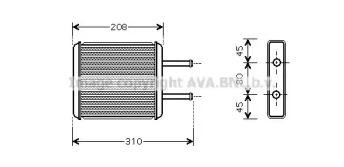 Теплообменник AVA QUALITY COOLING KA6043