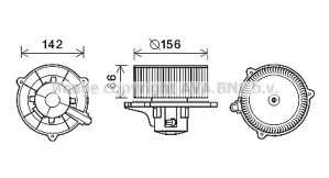 Электродвигатель AVA QUALITY COOLING KA8254