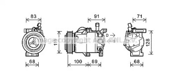 Компрессор AVA QUALITY COOLING KAK144