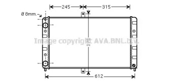 Теплообменник AVA QUALITY COOLING LA2016