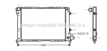 Теплообменник AVA QUALITY COOLING LC2045