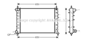 Теплообменник AVA QUALITY COOLING LCA2077