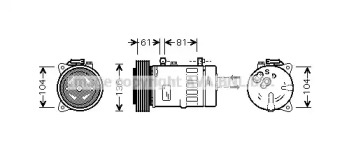 Компрессор AVA QUALITY COOLING LCK005