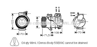 Компрессор AVA QUALITY COOLING MCK008