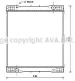 Теплообменник AVA QUALITY COOLING ME2261