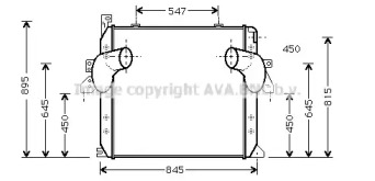 Теплообменник AVA QUALITY COOLING ME4178