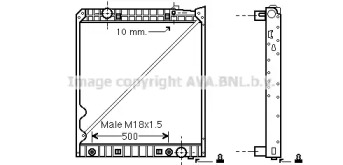 Теплообменник AVA QUALITY COOLING MEA2193