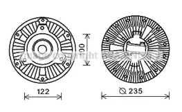 Сцепление AVA QUALITY COOLING MEC264