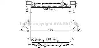 Теплообменник AVA QUALITY COOLING MN2058