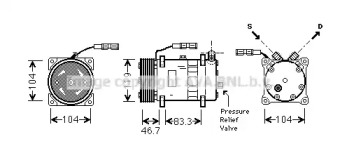 Компрессор AVA QUALITY COOLING MNAK048