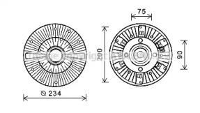Сцепление AVA QUALITY COOLING MNC068