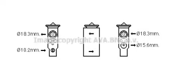 Клапан AVA QUALITY COOLING MS1634