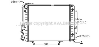 Теплообменник AVA QUALITY COOLING MS2072