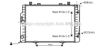 Теплообменник AVA QUALITY COOLING MS2132