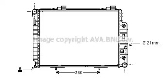 Теплообменник AVA QUALITY COOLING MS2174