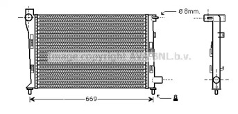 Теплообменник AVA QUALITY COOLING MS2281