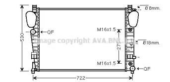 Теплообменник AVA QUALITY COOLING MS2306