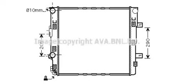 Теплообменник AVA QUALITY COOLING MS2405