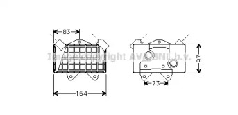 Теплообменник AVA QUALITY COOLING MS3240