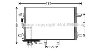 Конденсатор AVA QUALITY COOLING MS5307