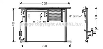 Конденсатор AVA QUALITY COOLING MS5467