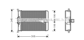 Теплообменник AVA QUALITY COOLING MS6187