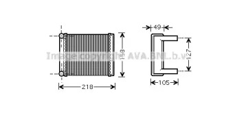 Теплообменник AVA QUALITY COOLING MS6385