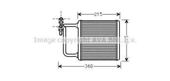 Теплообменник AVA QUALITY COOLING MS6470