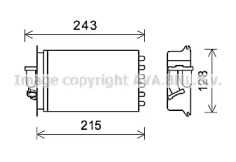 Теплообменник AVA QUALITY COOLING MS6649