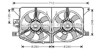 Вентилятор AVA QUALITY COOLING MS7510