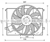 Вентилятор AVA QUALITY COOLING MS7581