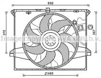 Вентилятор AVA QUALITY COOLING MS7671