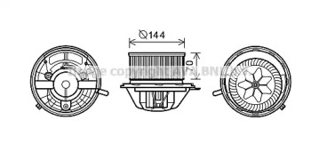 Электродвигатель AVA QUALITY COOLING MS8607