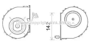 Электродвигатель AVA QUALITY COOLING MS8642