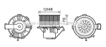 Электродвигатель AVA QUALITY COOLING MS8647