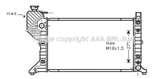 Теплообменник AVA QUALITY COOLING MSA2182