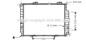 Теплообменник AVA QUALITY COOLING MSA2228