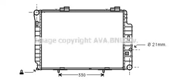 Теплообменник AVA QUALITY COOLING MSA2234