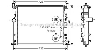 Теплообменник AVA QUALITY COOLING MSA2458