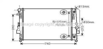 Теплообменник AVA QUALITY COOLING MSA2460