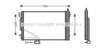 Конденсатор AVA QUALITY COOLING MSA5493D