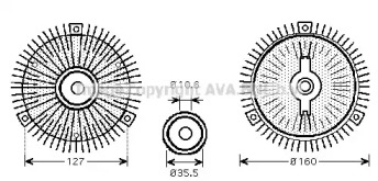 Сцепление AVA QUALITY COOLING MSC417