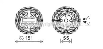 Сцепление AVA QUALITY COOLING MSC497